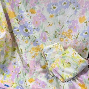 Vintage Floral Pastel Bedding Set Perma Press
Sears and Robuck